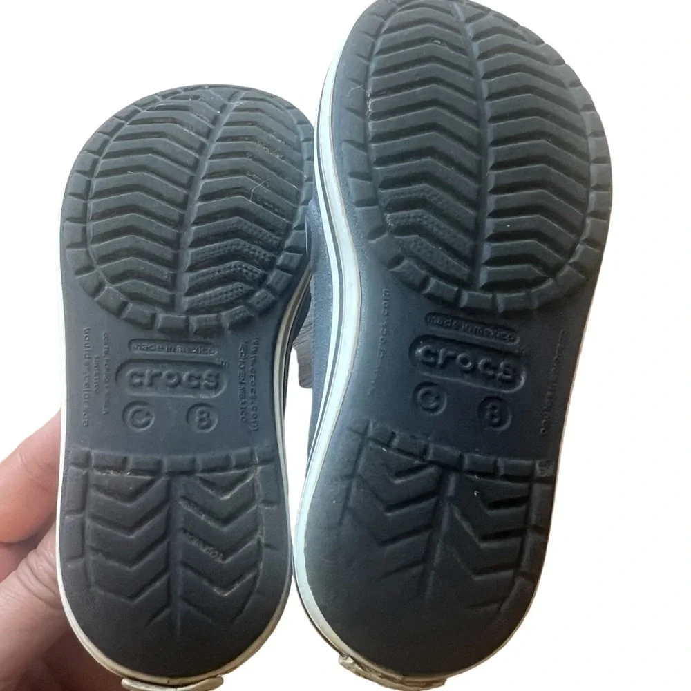 Crocs Black & white Genna Mary Jane Shoes